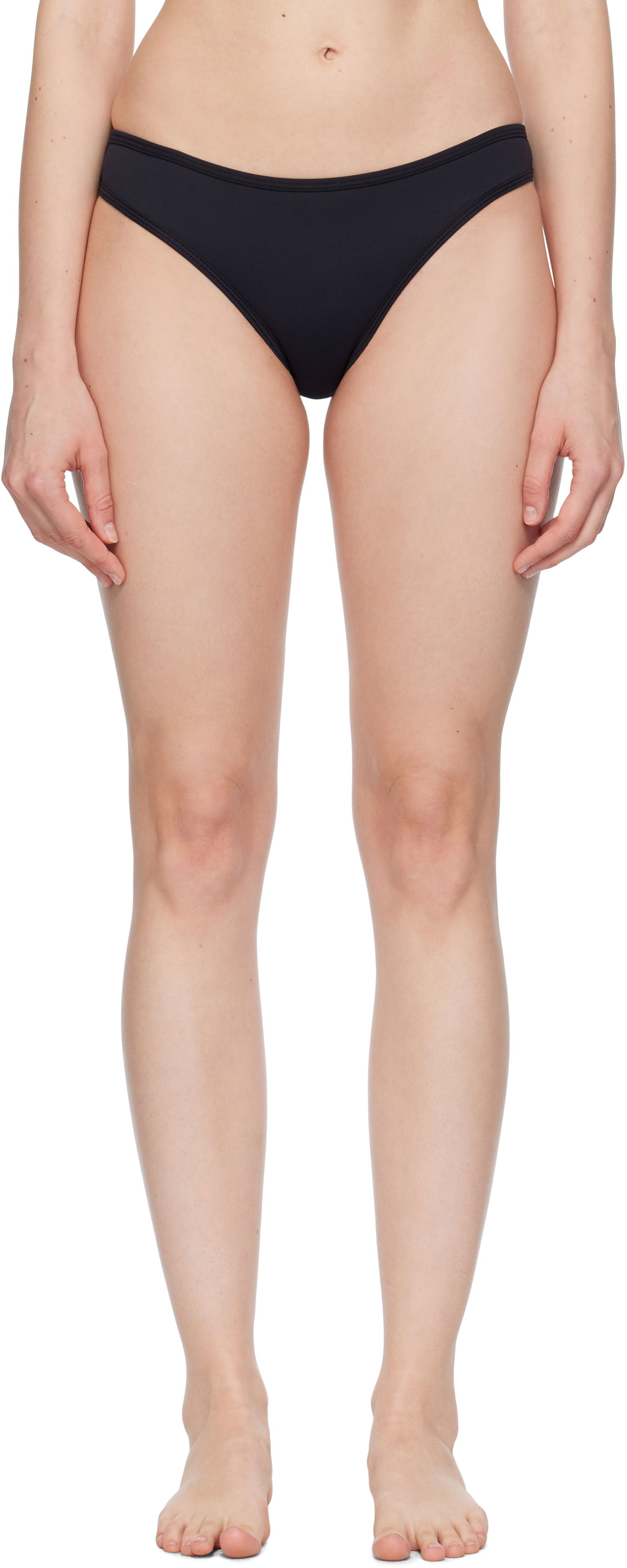 Badkläder Baserange Heart Bikini Bottom Svart | SWHSP-PA-SU25, 0