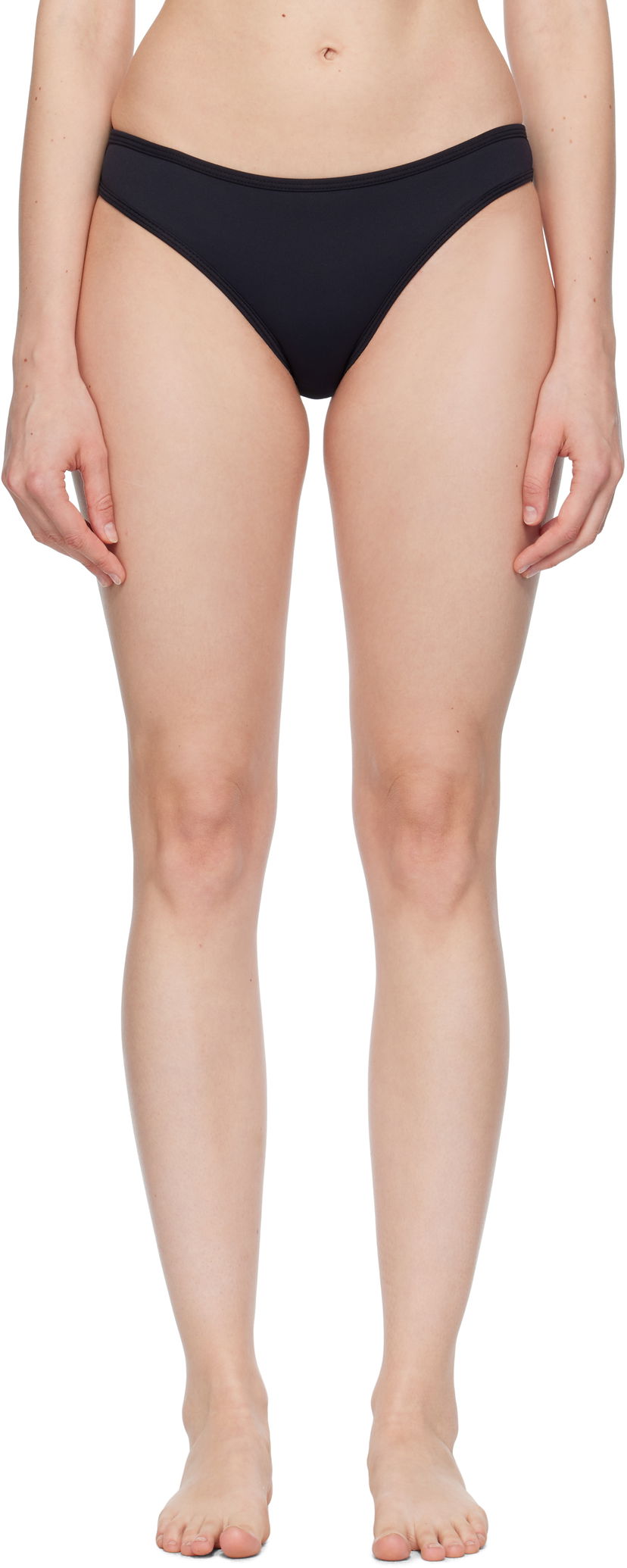 Badkläder Baserange Heart Bikini Bottom Svart | SWHSP-PA-SU25