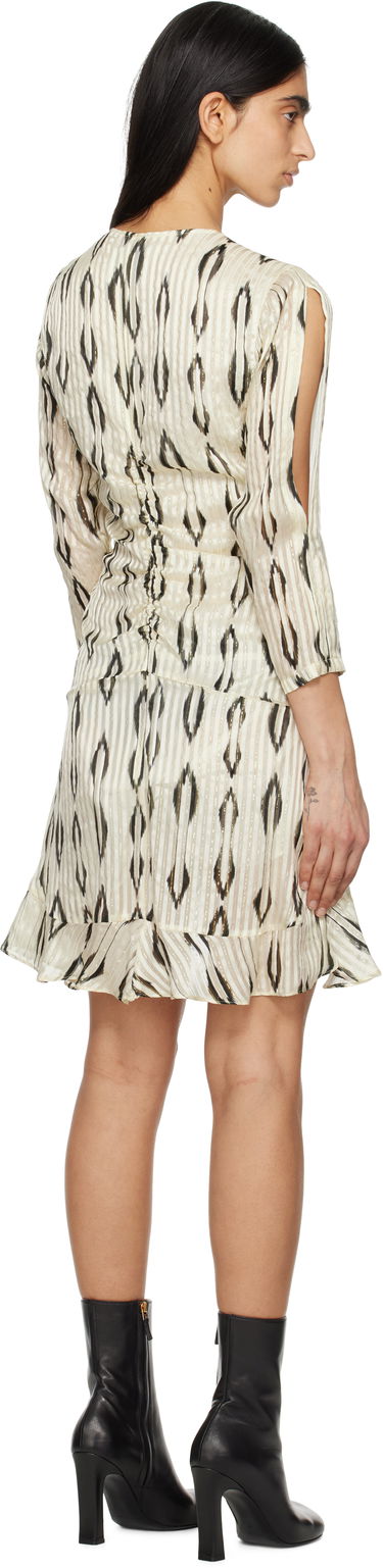 Klä ISABEL MARANT Isabel Marant Octavia Ikat Minidress Beige | RO0748FB-C1J16I, 2