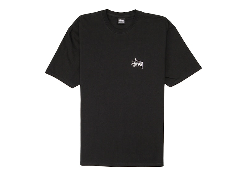 T-shirt Stüssy Basic T-Shirt Svart | 1904762-BLK / 1905000