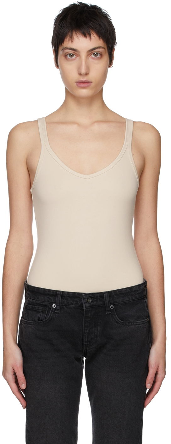 Kropp rag & bone rag & bone Archetype Roxie Bodysuit Beige | WCW21H3001KL17