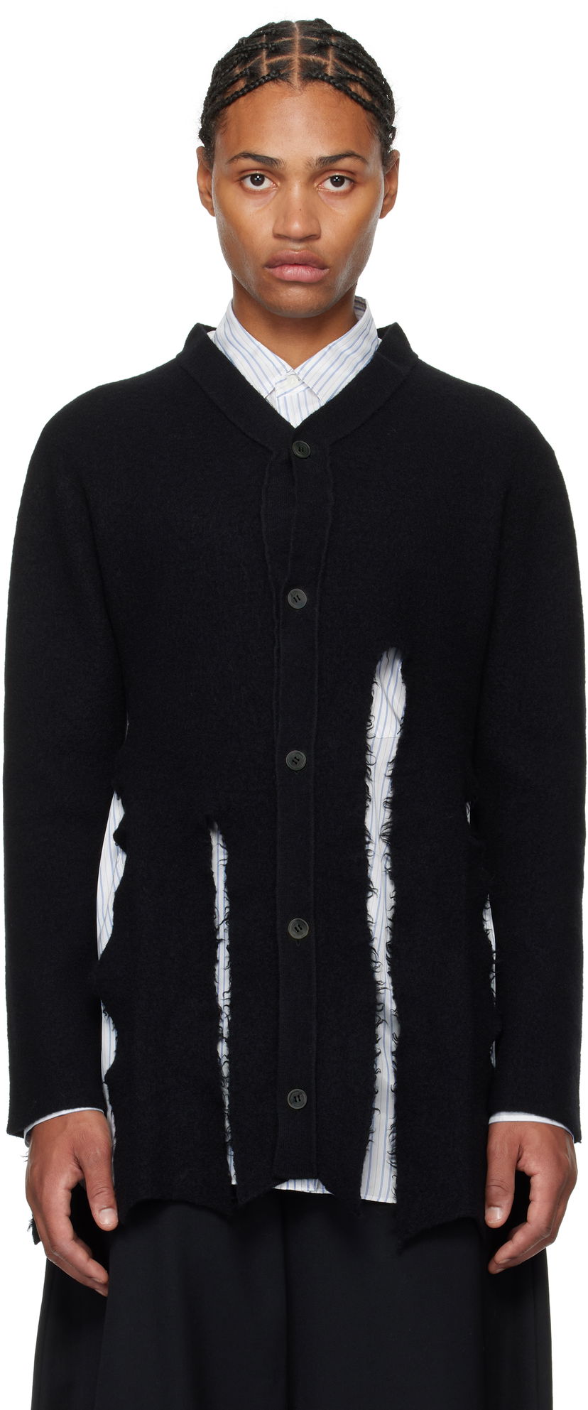 Sweater Comme des Garçons Cardigan Svart | PN-N009-051
