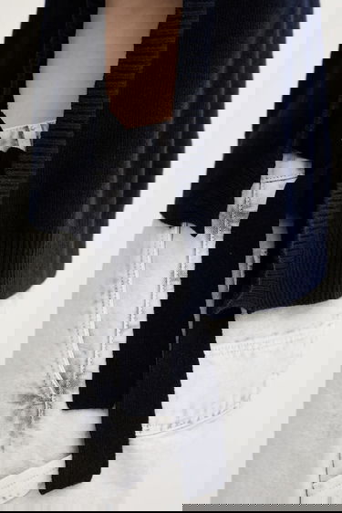 Väst A.P.C. Wool Rib-Knit Mock Neck Vest Pull Mathilde Mörkblå | WOASA.F23430, 3