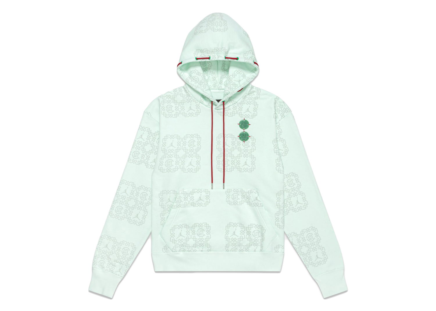 Sweatshirt Jordan Clot x Jade Fleece Hoodie (Asia Sizing) Barely Green Turkos | DO0008-394, 0
