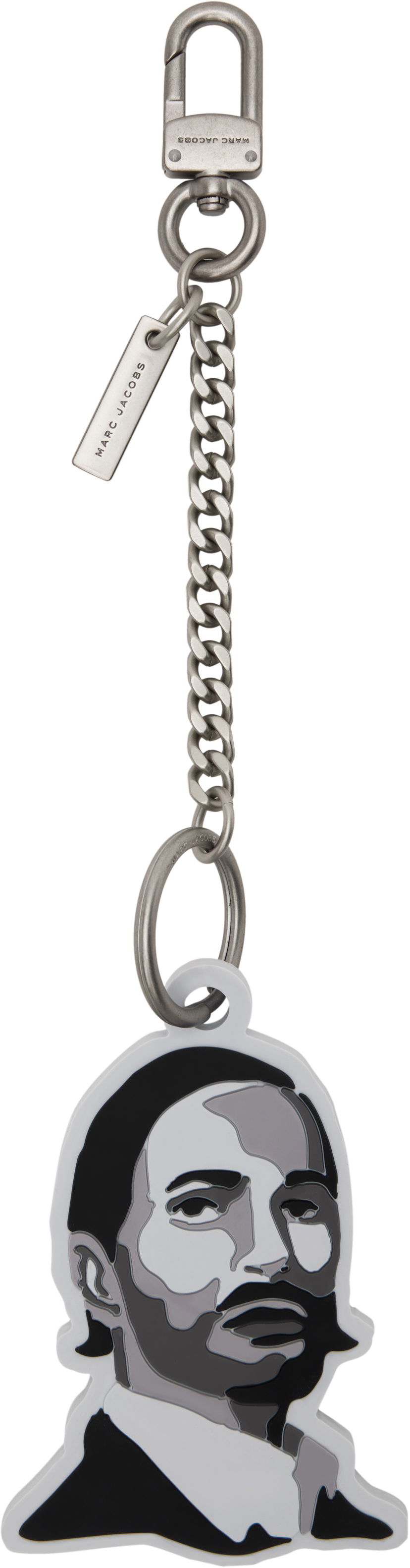 Nyckelringar Marc Jacobs Marc Jacobs 'The Marc' Bag Charm Keychain Metallisk | 2S5SCH003S02
