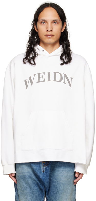 Sweatshirt We11done We11done Distressed Hoodie Vit | WD-TH3-22-716-U-WH, 0