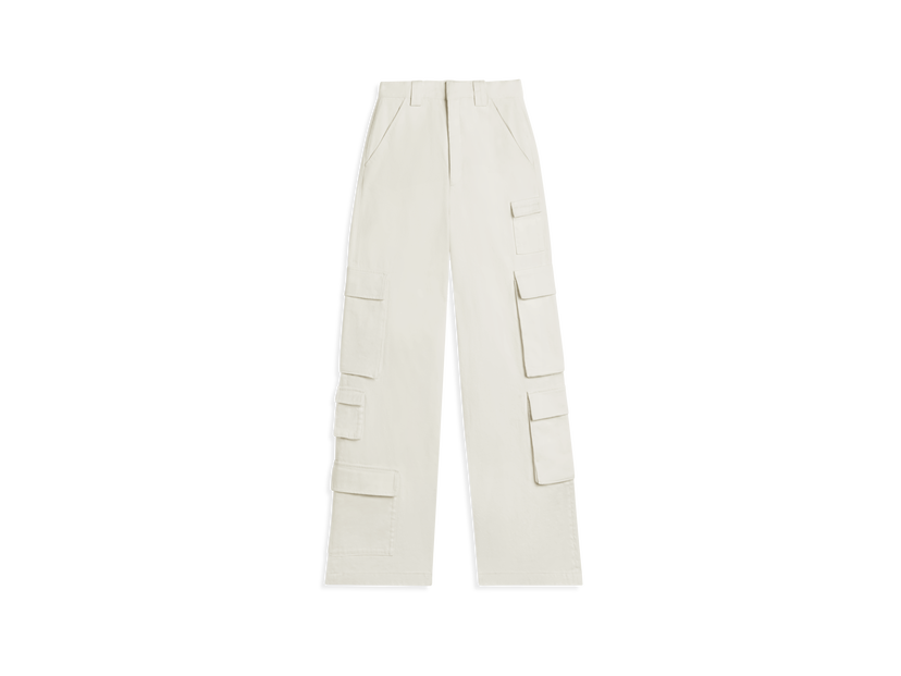 Cargo byxor AXEL ARIGATO Roam Cargo Jeans Vit | A2105002