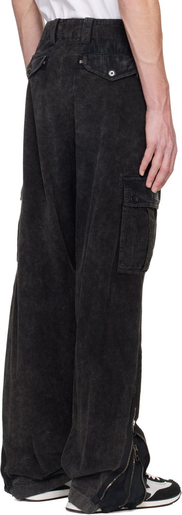 Cargo byxor Dolce & Gabbana Re-Edition Garment Dyed Cargo Pants Svart | GP0B9TG8LI1, 2