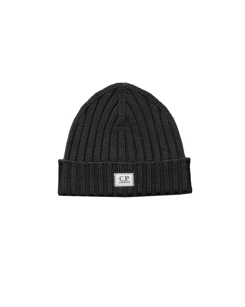Mössa C.P. Company C.P. Company Knit Beanie Svart | RFCMAC738A005509A-999