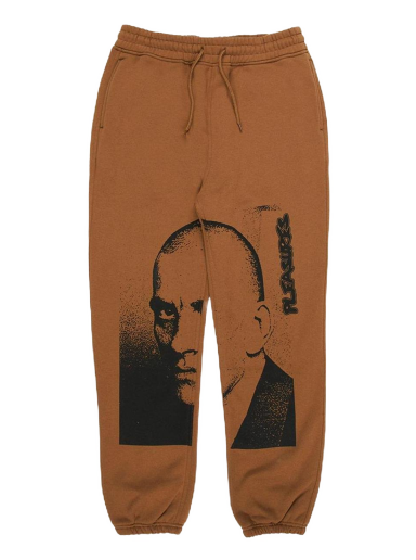 Träningsbyxor Pleasures Brown Backbone Sweatpants Brun | P21F004