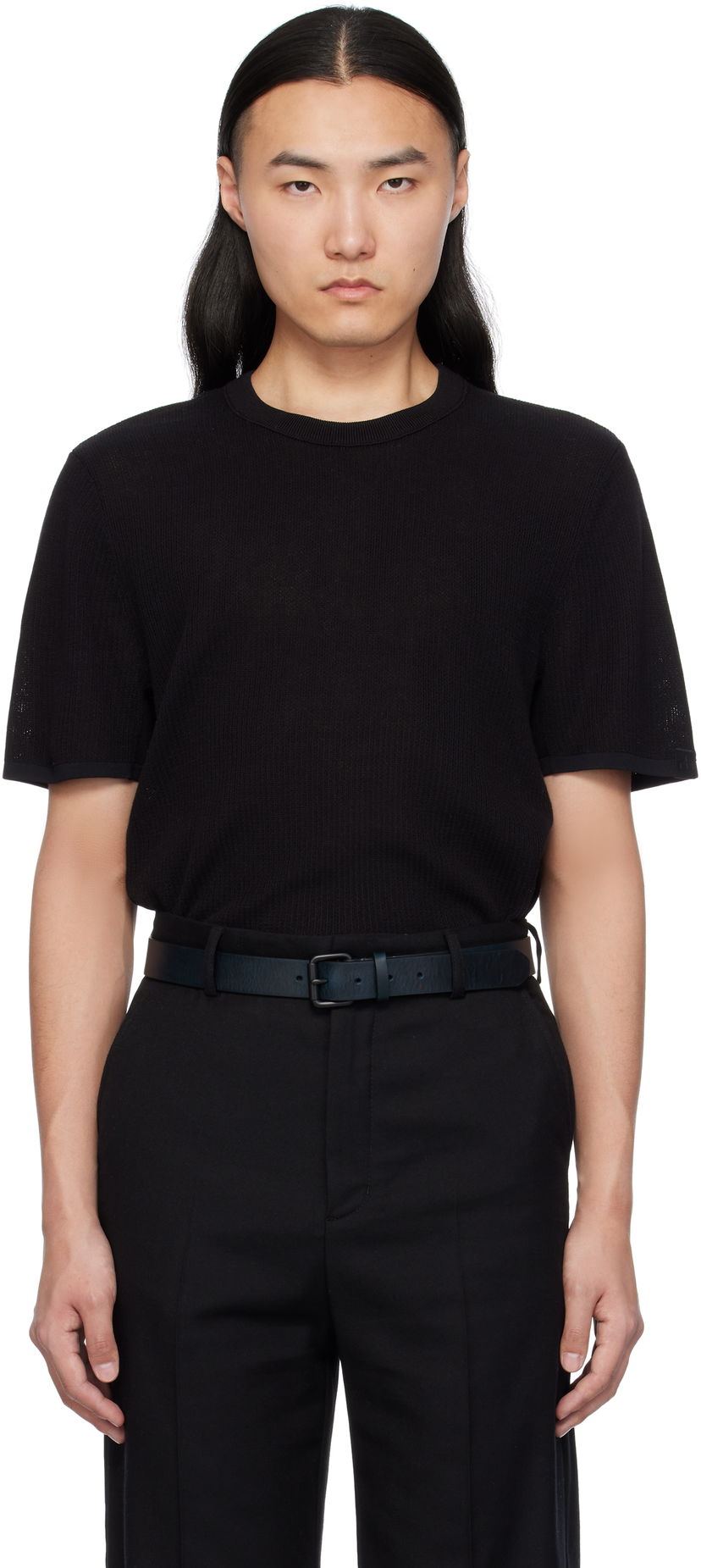 T-shirt rag & bone rag & bone Harvey Crewneck T-Shirt Svart | MBS25S024BC24