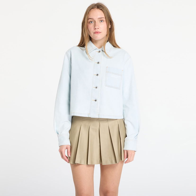 Skjorta Off-White Diag L/S Denim Pajama Shirt Blå | OWYD013F25DEN0024301