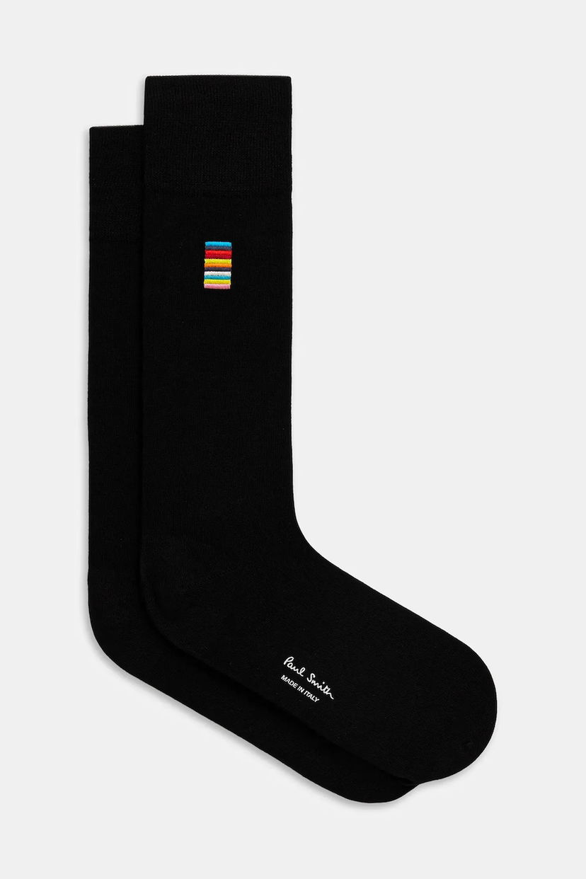 Strumpor Paul Smith Paul Smith Socks with Colorful Stripe Detail Svart | M1A.380CI.P077