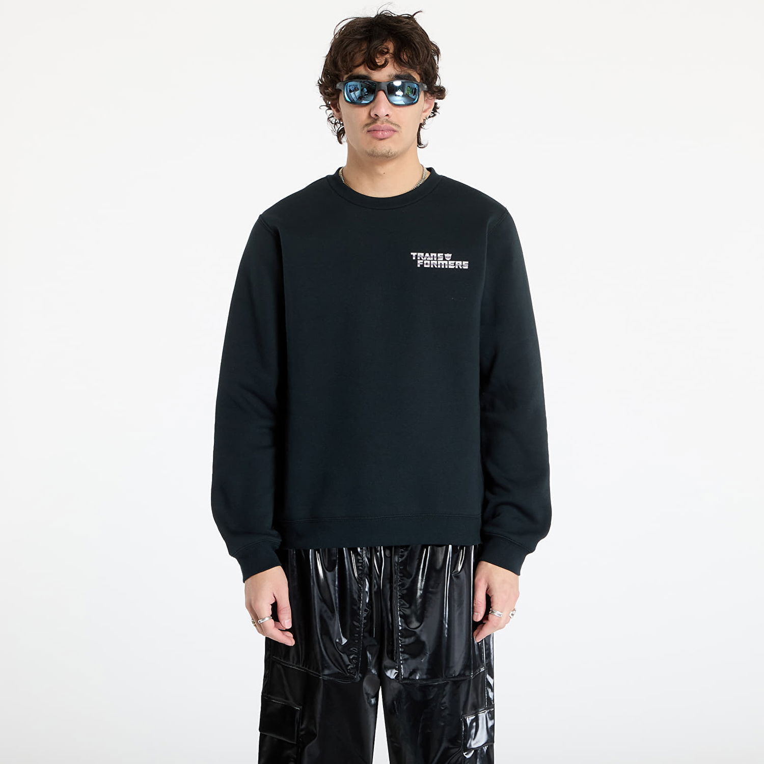 Sweatshirt Converse Transformers Crew Svart | 10027821-A01, 0