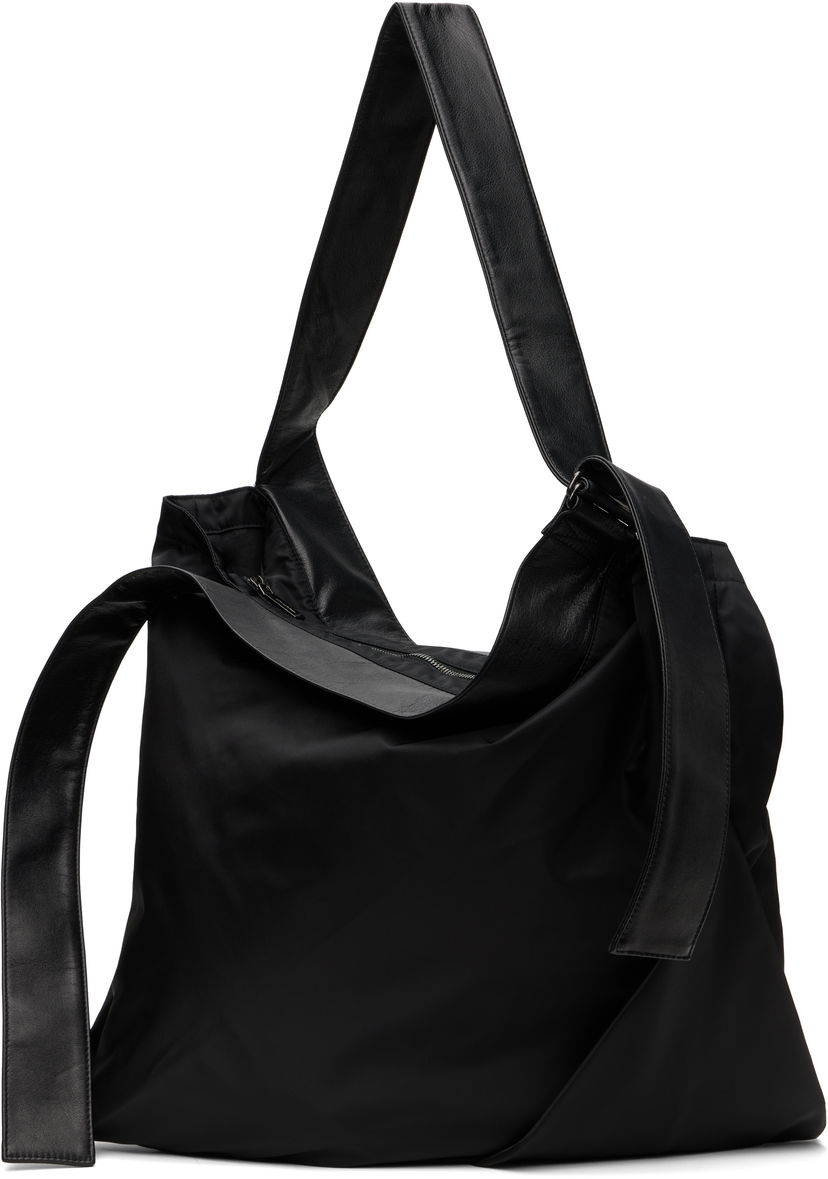 Tygpåse Yohji Yamamoto YOHJI YAMAMOTO Drape Belt Tote Svart | DP-I36-831