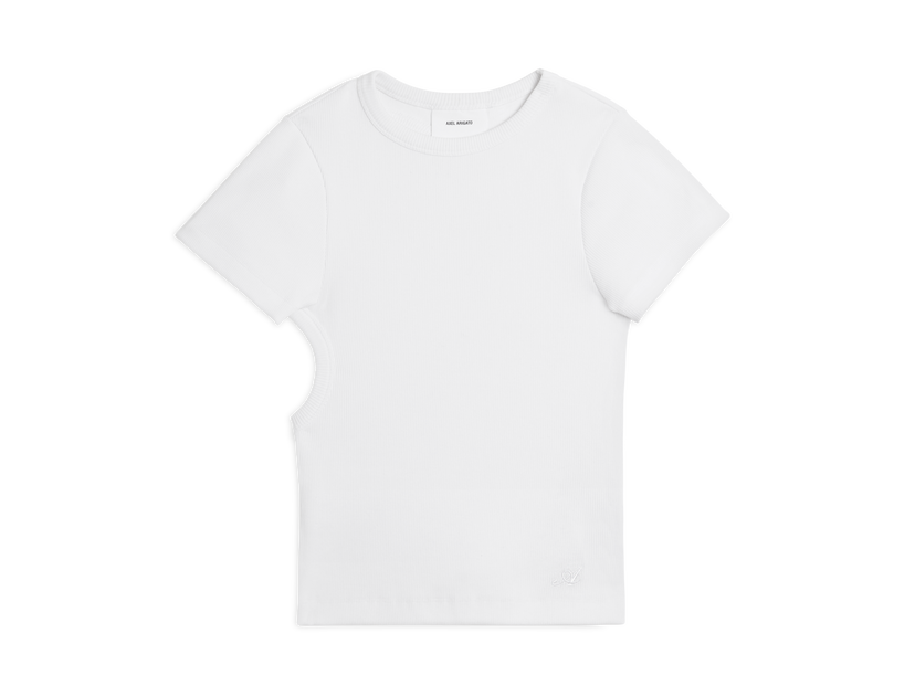 T-shirt AXEL ARIGATO Solo Cut Out T-Shirt Vit | A2085001