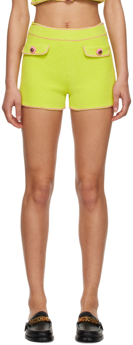 Shorts Moschino Flap Pocket Terry Shorts Grön | 0380 0402