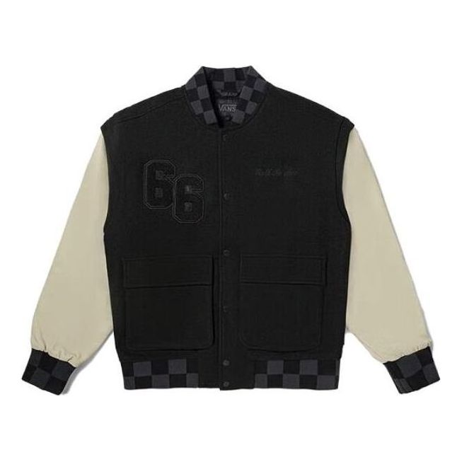 Bomberjacka Vans Logo Baseball Jacket Svart | VN000928BLK