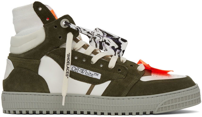 Sneakers och skor Off-White Off Court 3.0 High-Top Grön | OMIA065F21LEA0036310, 0