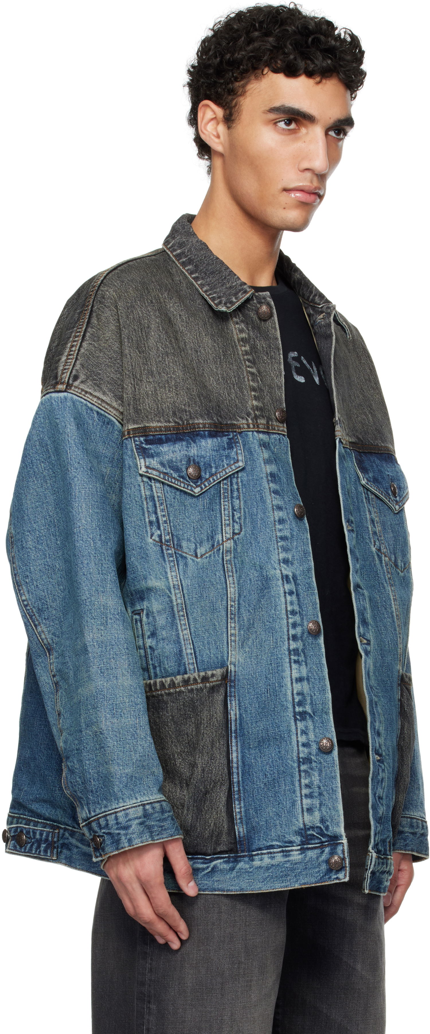 Jacka R13 R13 Lacey Denim Trucker Jacket Blå | R13WD210-D271A, 1