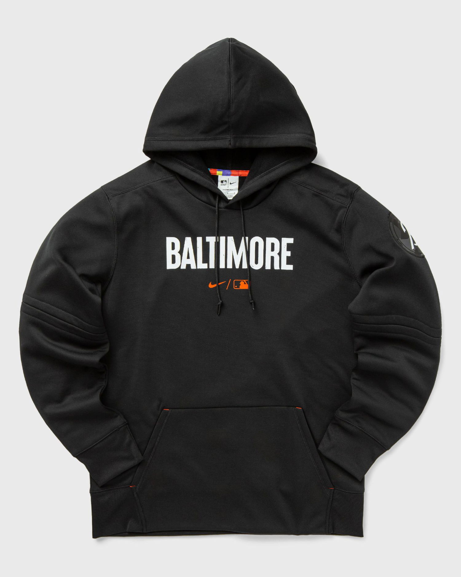 Sweatshirt Nike MLB Baltimore Orioles Therma Hood Svart | NAC3-088N-OLE-FUU, 0