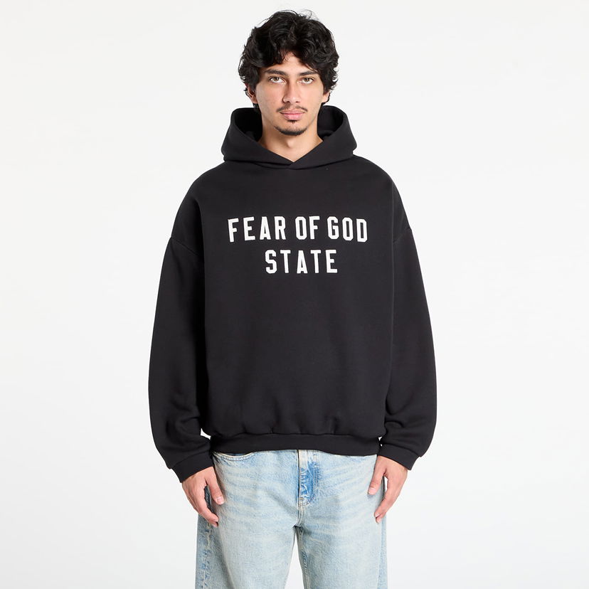 Sweatshirt Fear of God Fear of God Essentials 90's Hoodie Svart | 192SP256210F-861