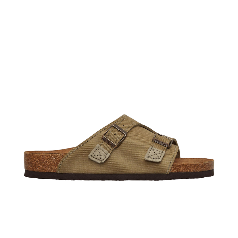 Sneakers och skor Birkenstock Zürich Suede Canvas Sandals Grön | 1028755