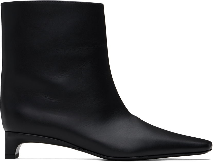 Skovård Loulou de Saison Loulou de Saison Leather Ankle Boots Svart | CELINE