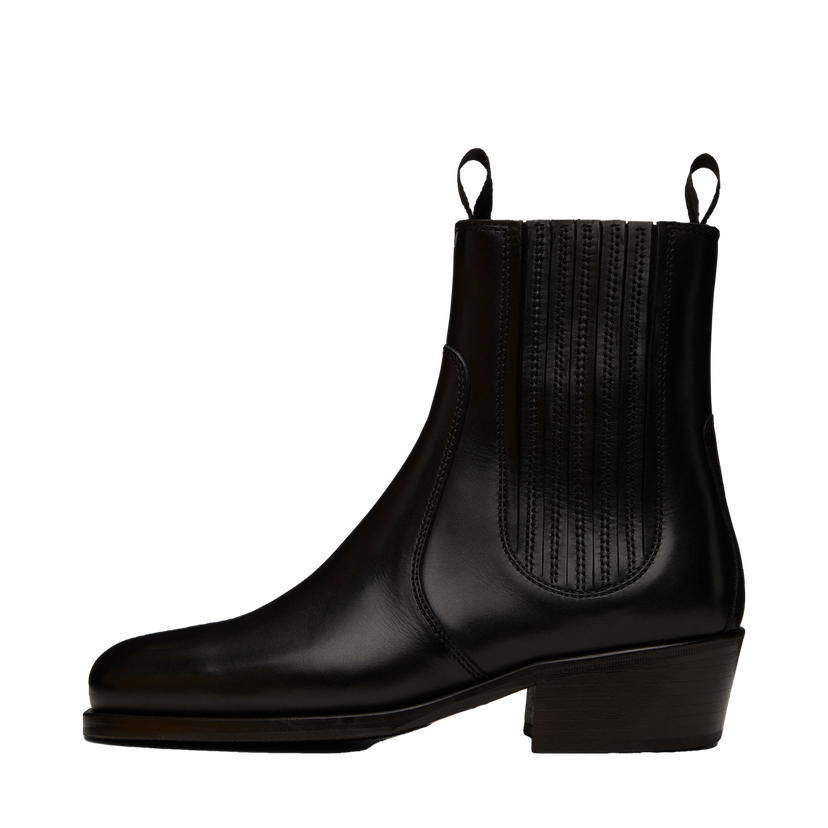 Sneakers och skor LEMAIRE Chelsea Leather Boots Svart | FO0121 LL0106