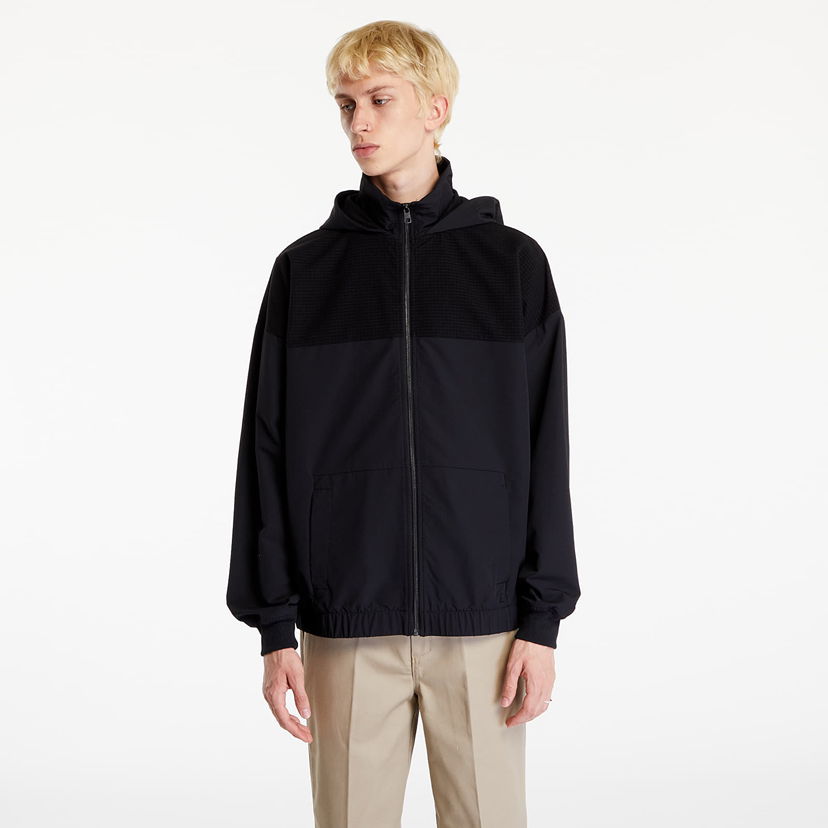 Jacka CALVIN KLEIN Tech. Grid Zip Through Jacket Black Svart | J30J325625 BEH