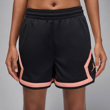 Shorts Jordan Sport 4" Diamond Mesh Athletic Shorts with Contrast Trim Svart | FN5134-011, 0