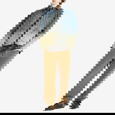 Jacka Dime Dime Dipped Sandblasted Denim Jacket, Size Large Blå | DIMESP253IND, 4