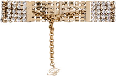Armband Blumarine Blumarine Rhinestone 'B' Choker Metallisk | P522W325A, 1