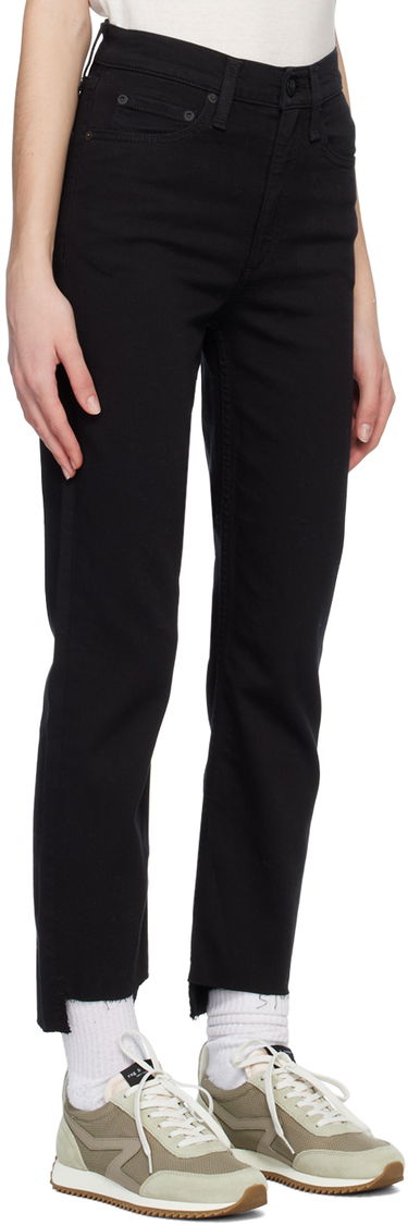 Jeans rag & bone Wren Straight Leg Jeans Svart | WDD23S2913N5BN, 1