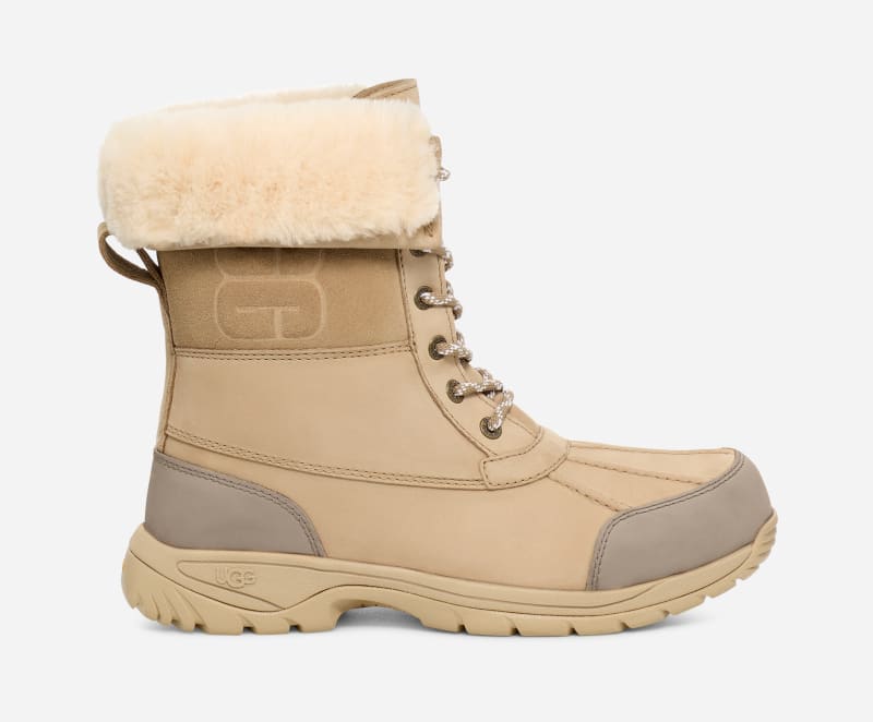 Kläder UGG ® Butte Logo Boot in Brown, Beige | 1150010-MDSD