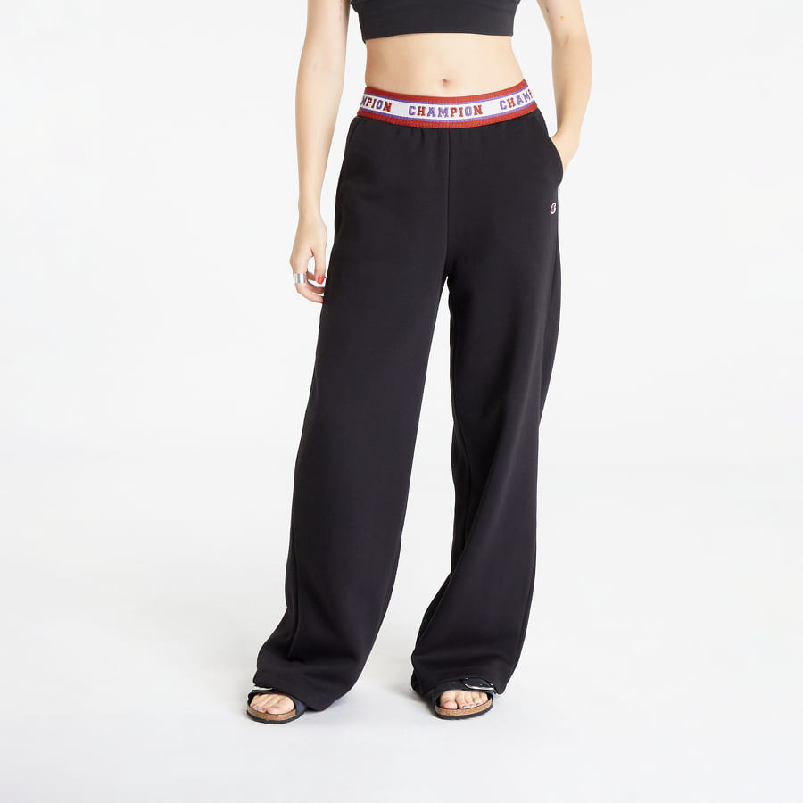 Byxor Champion Wide Leg Pants Svart | 116634 CHA KK001, 0