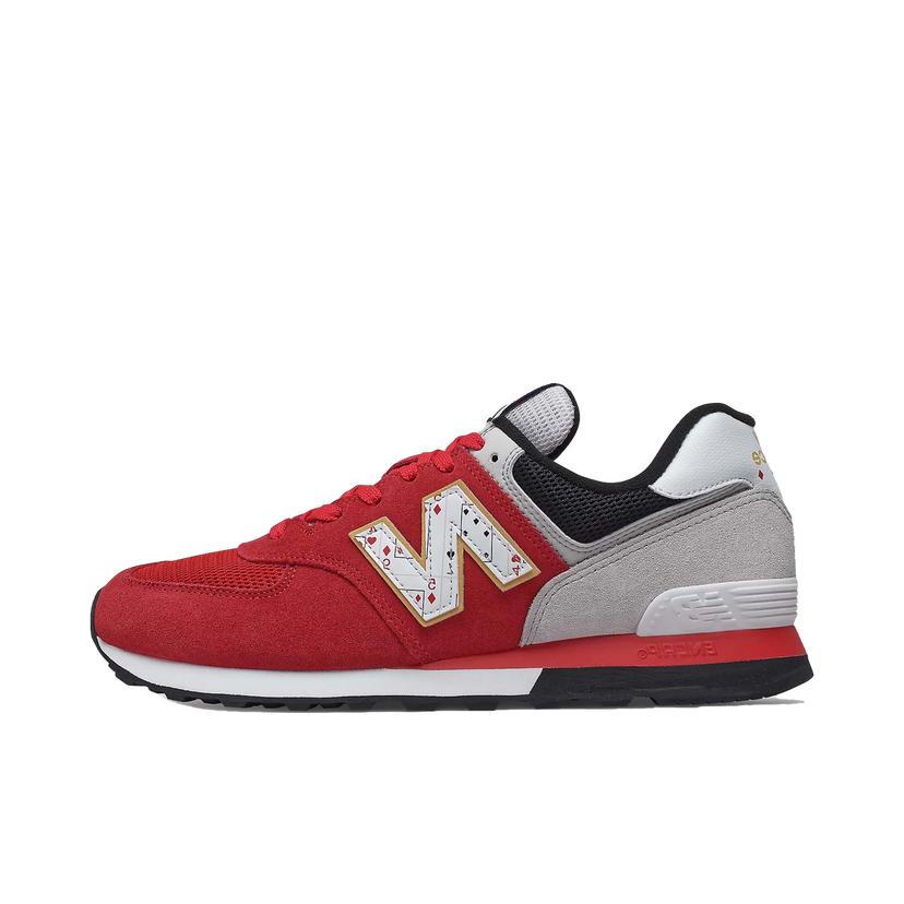 Sneakers och skor New Balance 574 Playing Card Red Röd | ML574WI2
