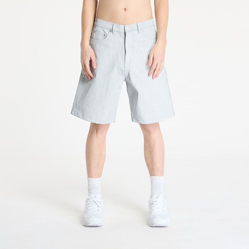 Shorts Pleasures Pleasures Baggy Jorts 28 Grå | P25SP031 WHITE