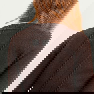 Sweater Maison Margiela MM6 V-Neck Knitted Jumper Brun | S62HN0007-M13187-144, 5