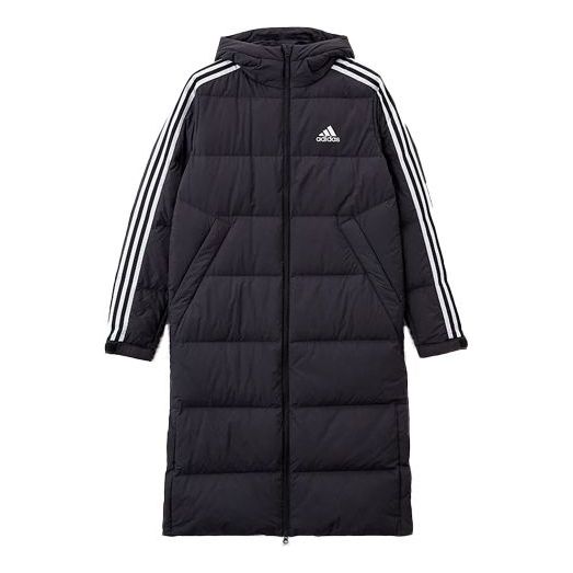 Pufferjacka adidas Originals 3ST Long Down Parka Svart | H20760