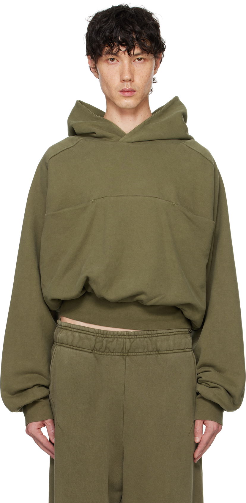 Sweatshirt Entire Studios Double Double Hoodie Grön | ES2367MI