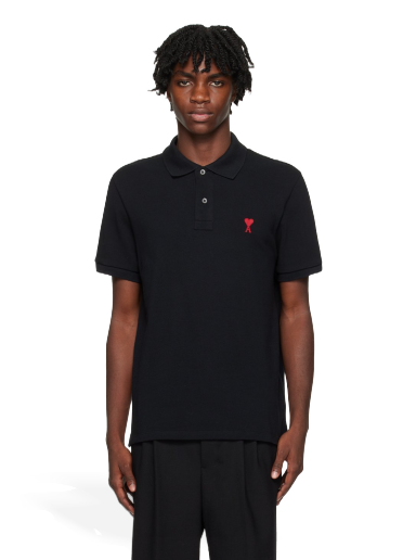 Polotröja AMI Polo Tee Svart | BFUPL001.760