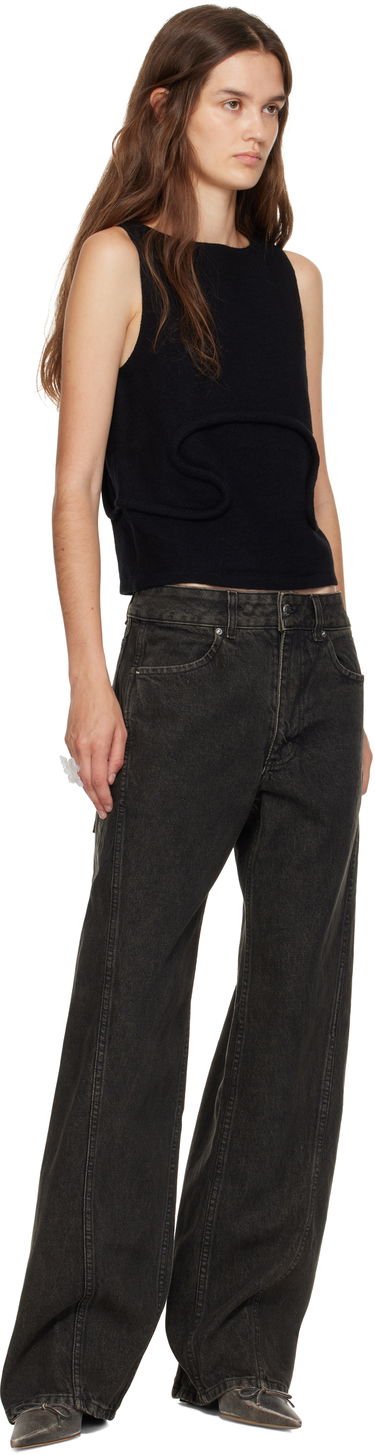 Linne Eckhaus Latta Eckhaus Latta Pallas Tank Top Svart | 1405-EL-PF25-D -, 3