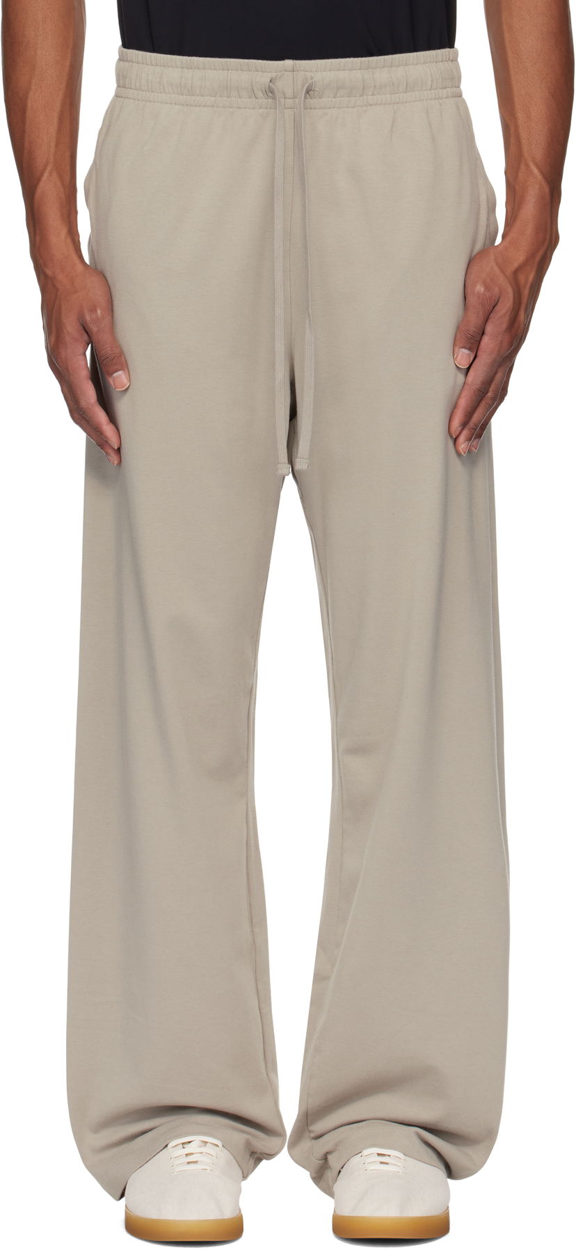 Träningsbyxor SKIMS SKIMS Lounge Relaxed Straight Leg Sweatpants Grå | BO-STR-5324M