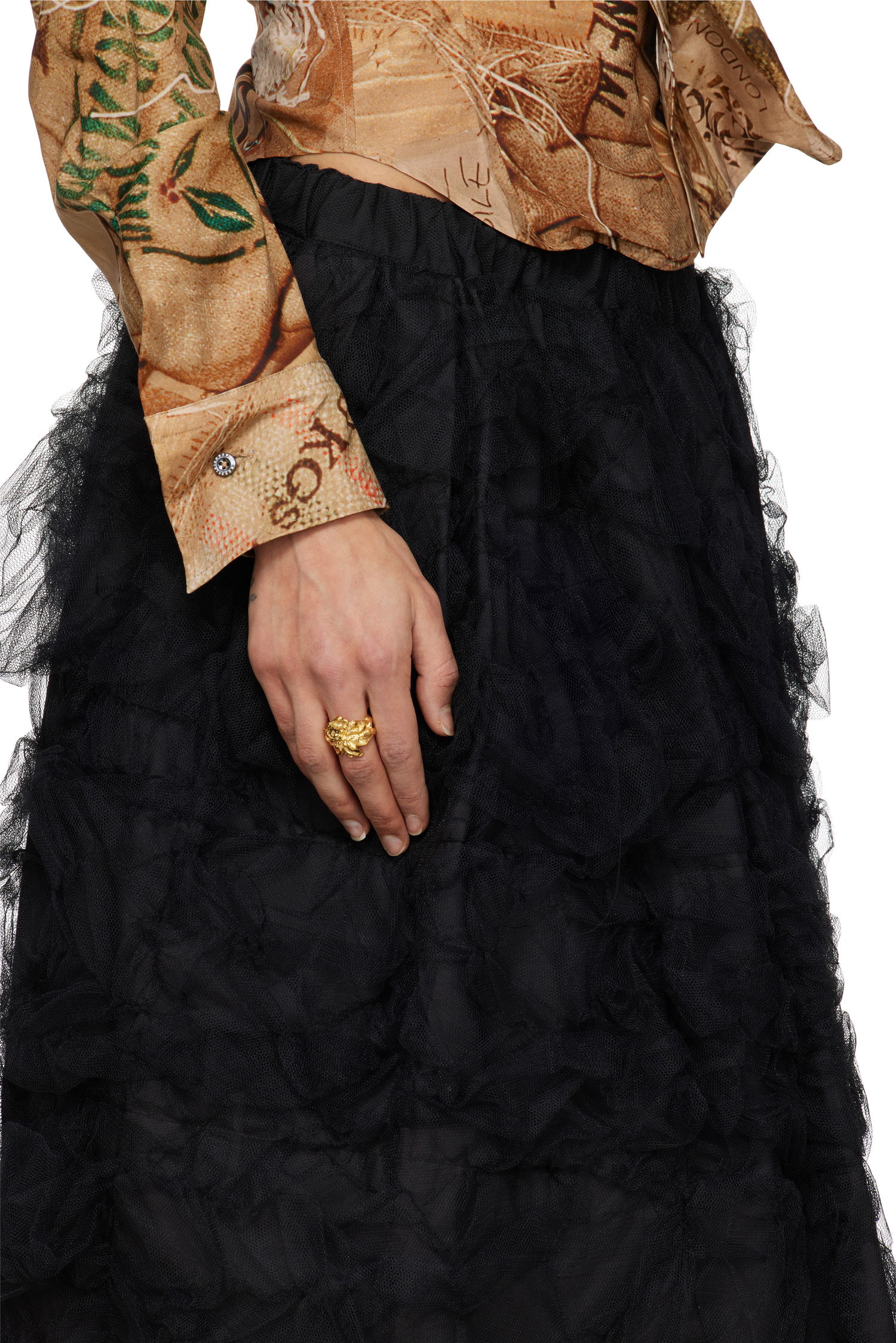 Ringa Chopova Lowena Chopova Lowena Lily Ring Metallisk | 6560, 1