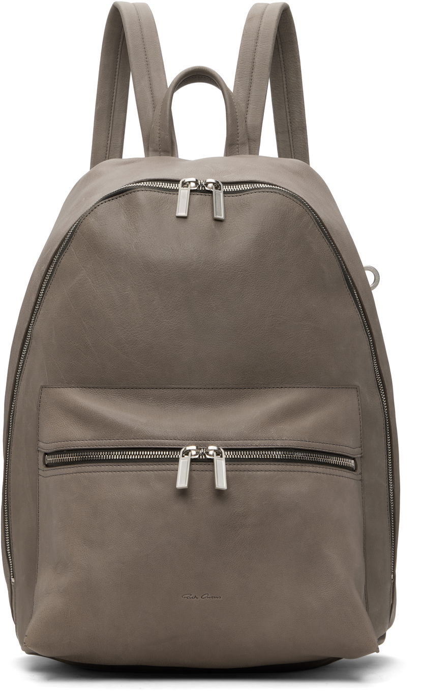 Ryggsäck Rick Owens Rick Owens Concordians Soft Buffalo Backpack Grå | RA02E0771 LBU