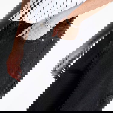 Cargo byxor Karl Kani Karl Kani Retro Tapered Workwear Denim Pants Svart | 6000492, 1