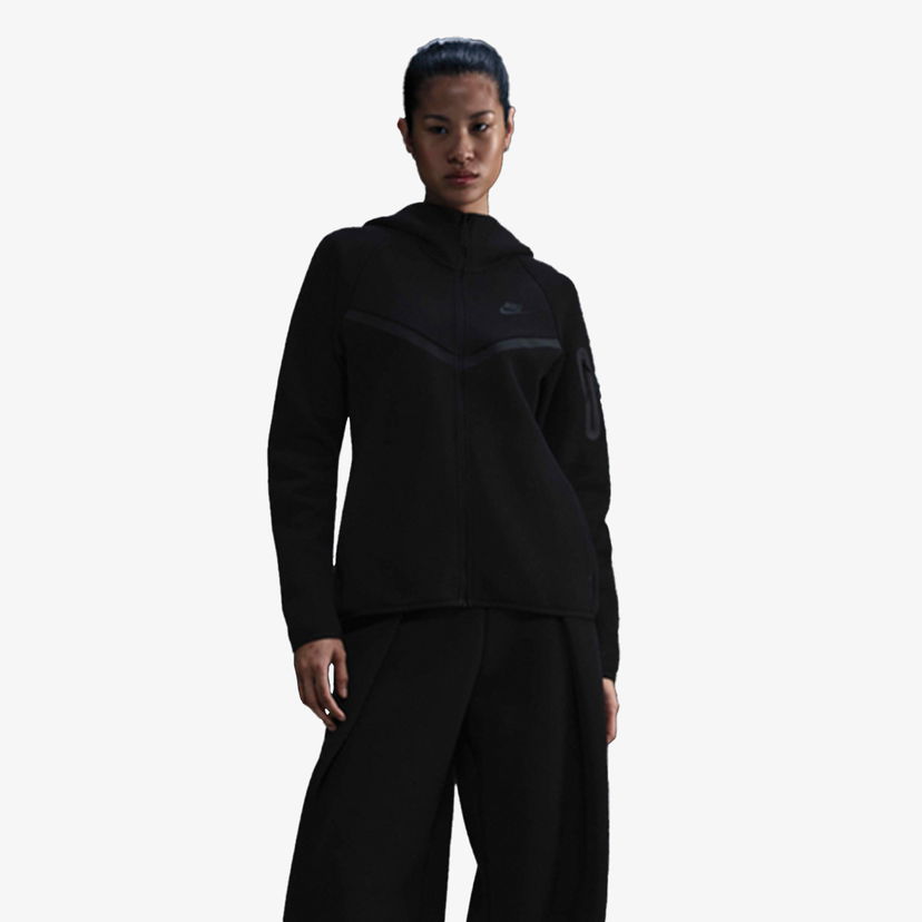 Sweatshirt Nike Tech Fleece Full-Zip Hoodie Svart | HV6747-010