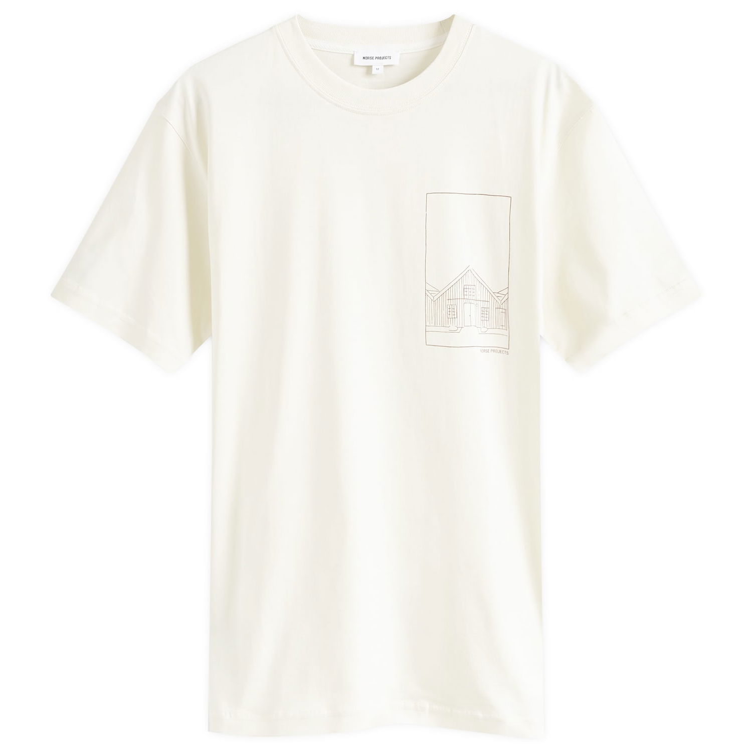T-shirt NORSE PROJECTS Johannes Organic Kanonbadsvej Vit | N01-0661-0262, 0