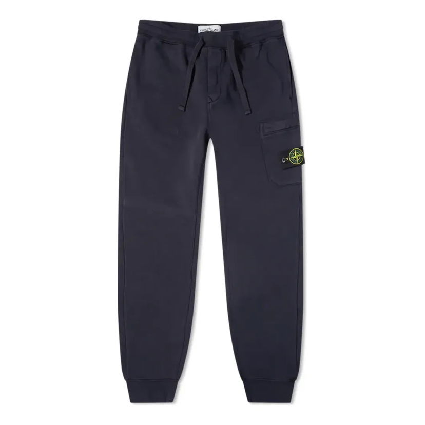 Träningsbyxor Stone Island Fleece Joggers Blå | 741564551-V0020